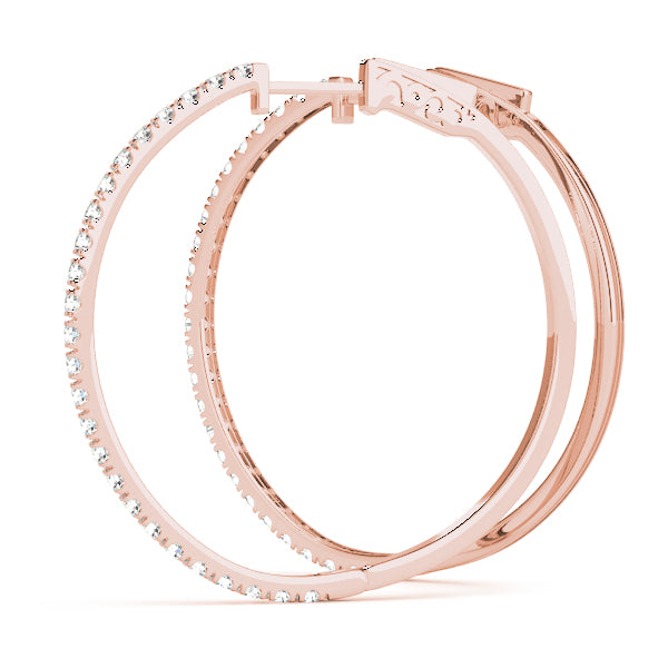 Vault Lock Diamond Hoop · 1.00 ct tw