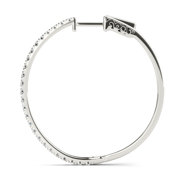 Vault Lock Diamond Hoop · 0.50 ct tw