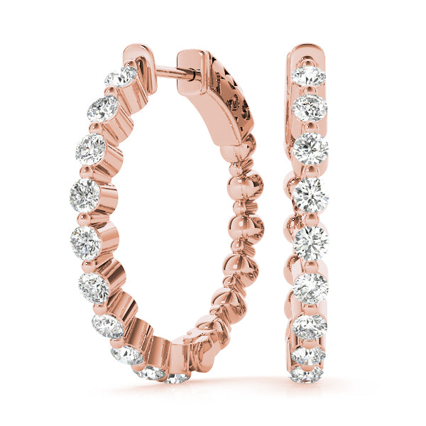 Vault Lock Diamond Hoop · 1.02 ct tw