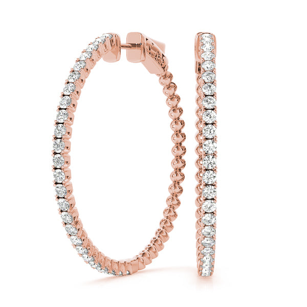 Vault Lock Diamond Hoop · 1.20 ct tw