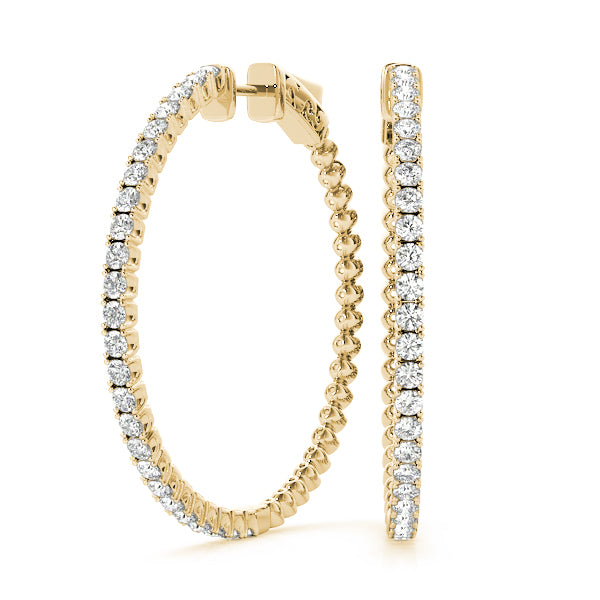 Vault Lock Diamond Hoop · 1.20 ct tw