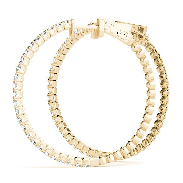 Vault Lock Diamond Hoop · 1.20 ct tw