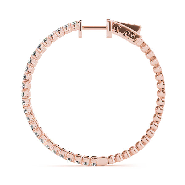 Vault Lock Diamond Hoop · 1.20 ct tw