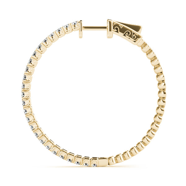 Vault Lock Diamond Hoop · 2.00 ct tw