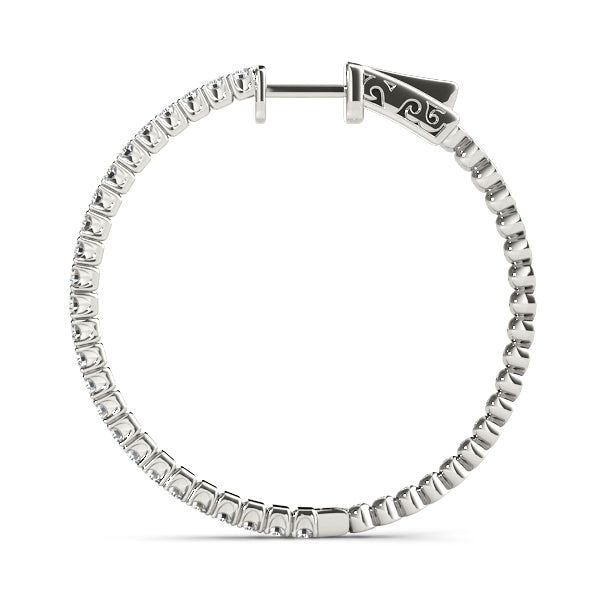 Vault Lock Diamond Hoop · 1.00 ct tw