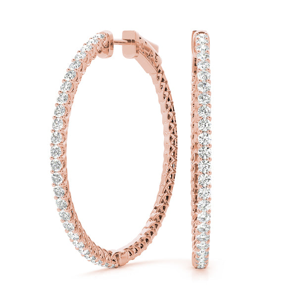 Vault Lock Diamond Hoop · 0.52 ct tw