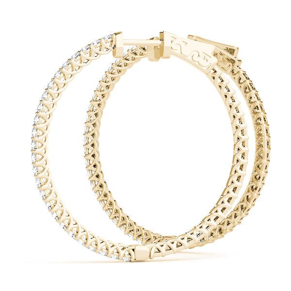 Vault Lock Diamond Hoop · 0.52 ct tw