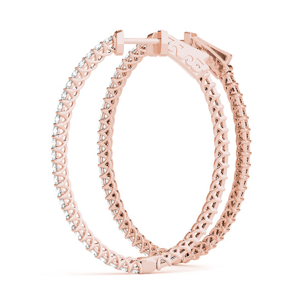 Vault Lock Diamond Hoop · 1.50 ct tw