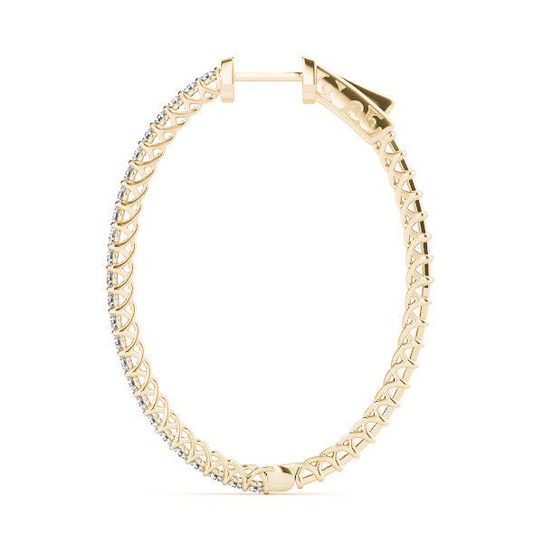 Vault Lock Diamond Hoop · 1.50 ct tw