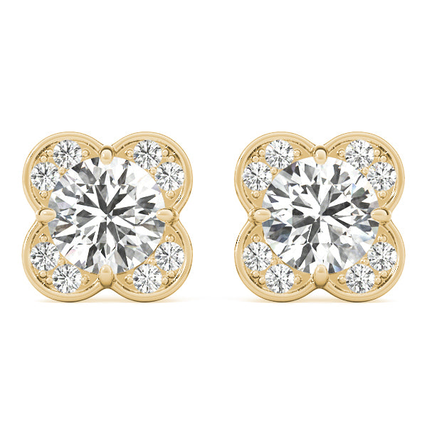 Round Fashion Diamond Earrings · 0.56 ct tw