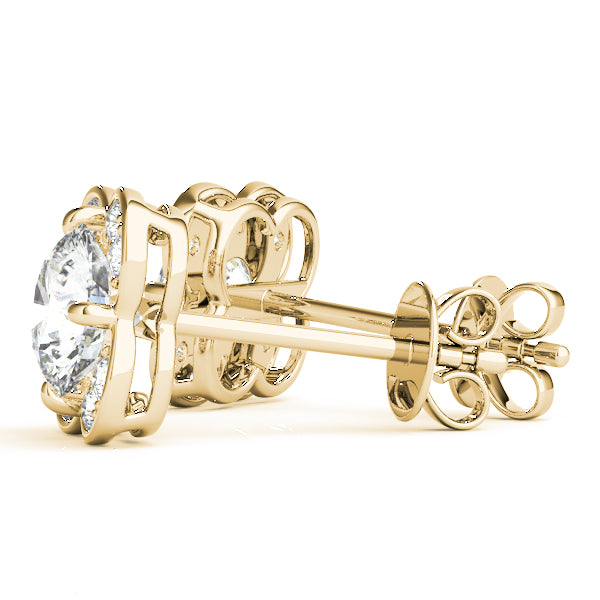 Round Fashion Diamond Earrings · 1.12 ct tw