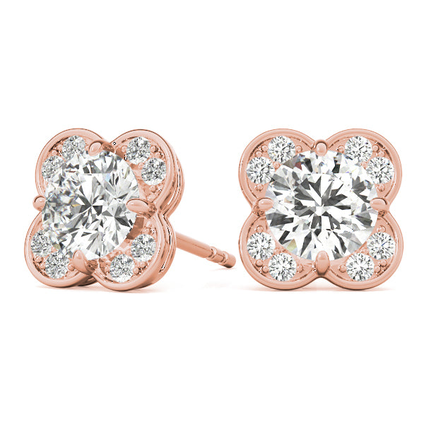 Round Fashion Diamond Earrings · 1.70 ct tw
