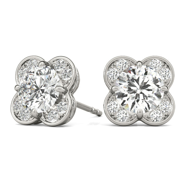 Round Fashion Diamond Earrings · 0.56 ct tw