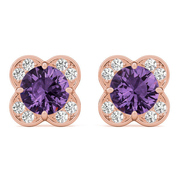 Round Fashion Diamond Earrings · 0.56 ct tw