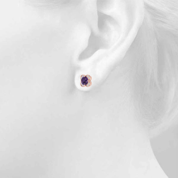 Round Fashion Diamond Earrings · 0.56 ct tw