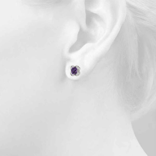 Round Fashion Diamond Earrings · 1.12 ct tw