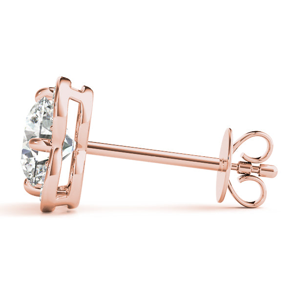 Round Fashion Diamond Earrings · 1.12 ct tw
