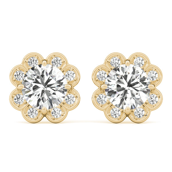 Round Fashion Diamond Earrings · 1.70 ct tw