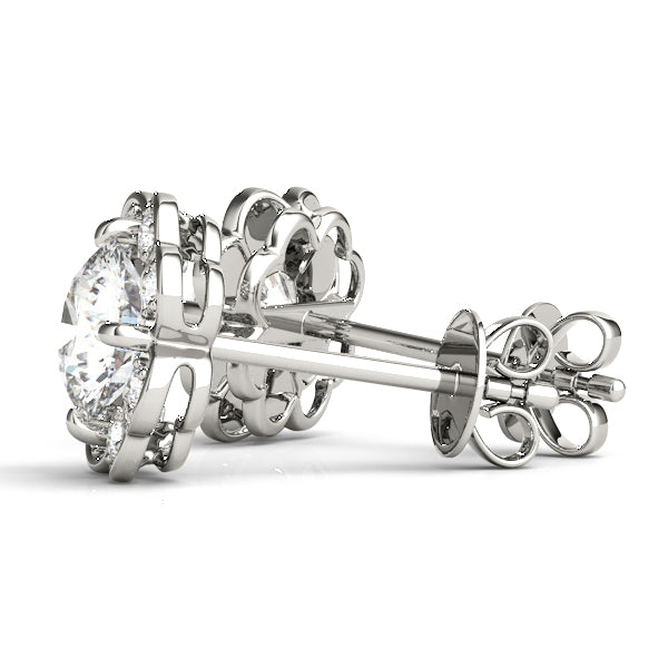 Round Fashion Diamond Earrings · 0.56 ct tw