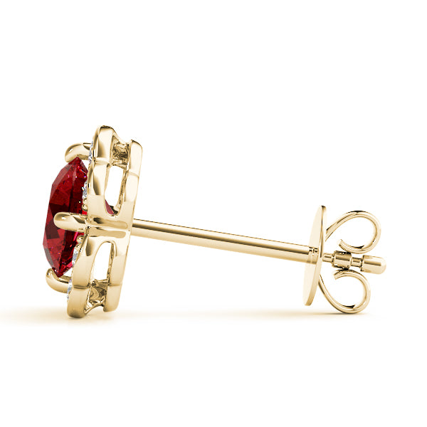 Round Fashion Diamond Earrings · 0.56 ct tw