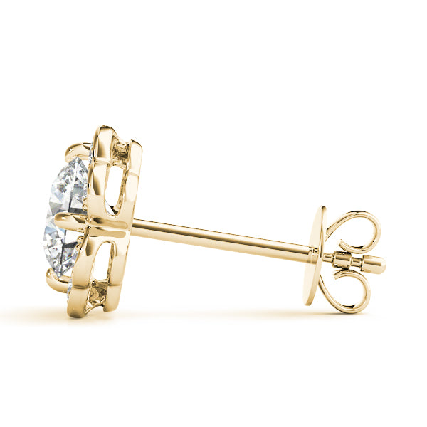 Round Fashion Diamond Earrings · 1.12 ct tw