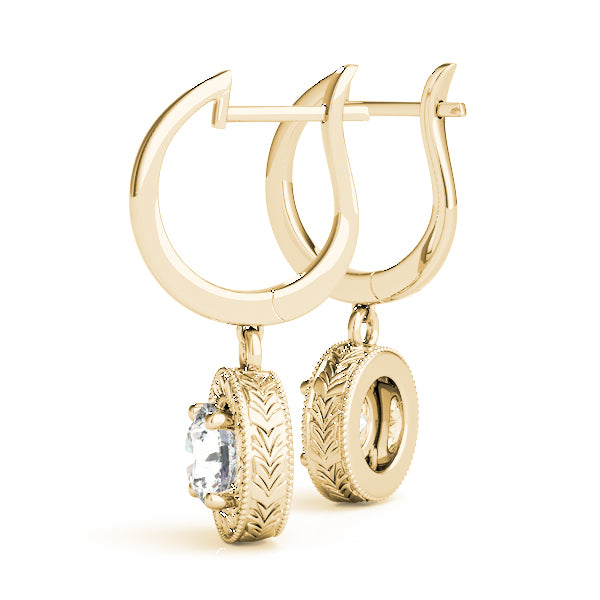 Round Single Stone Diamond Earrings · 1.00 ct tw