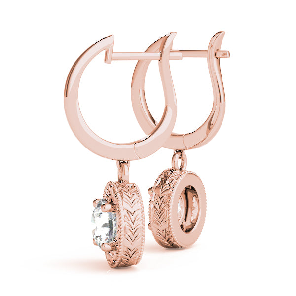 Round Single Stone Diamond Earrings · 1.00 ct tw