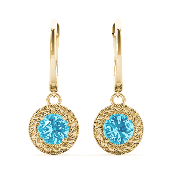 Round Single Stone Diamond Earrings · 1.50 ct tw