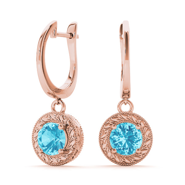 Round Single Stone Diamond Earrings · 1.50 ct tw