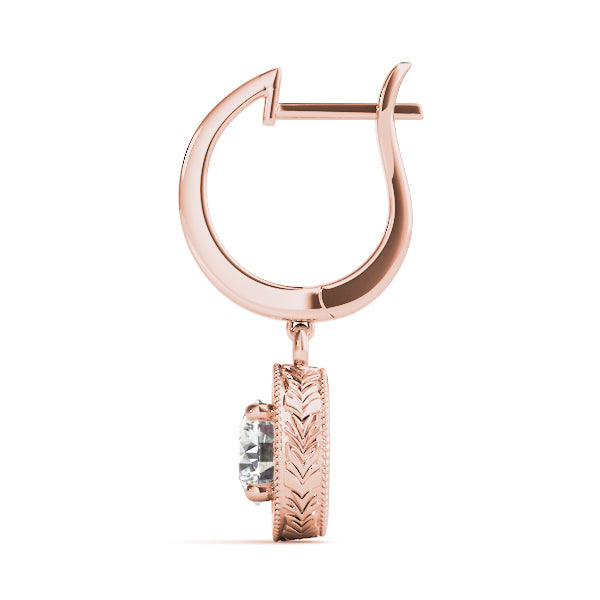 Round Single Stone Diamond Earrings · 1.00 ct tw
