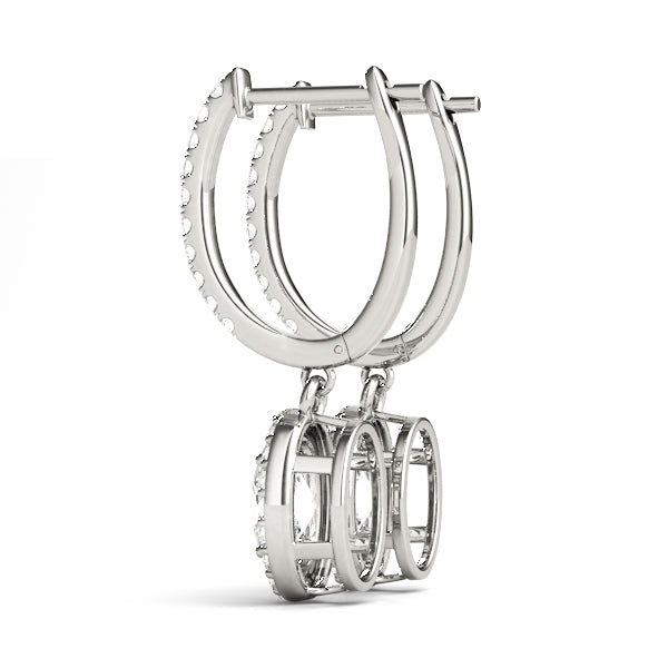 Oval Halo Diamond Earrings · 2.37 ct tw