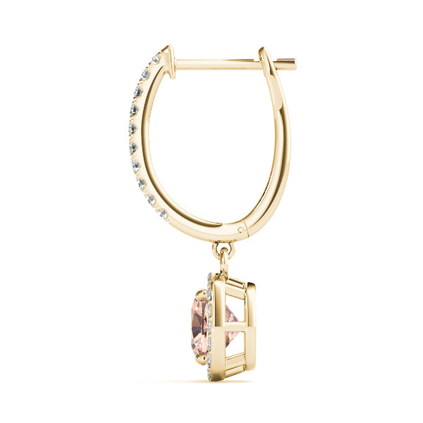 Cushion Halo Diamond Earrings · 1.84 ct tw