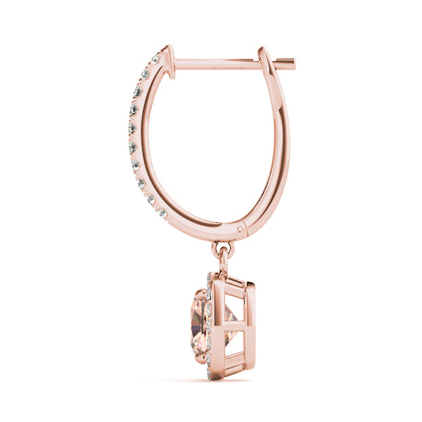 Cushion Halo Diamond Earrings · 1.84 ct tw