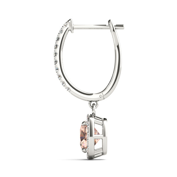 Cushion Halo Diamond Earrings · 2.50 ct tw