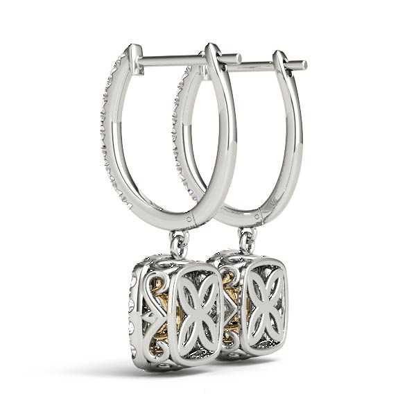 Round Halo Diamond Earrings · 1.62 ct tw