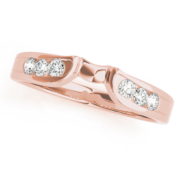 Curved Diamond Wedding Band · 0.21 ct tw