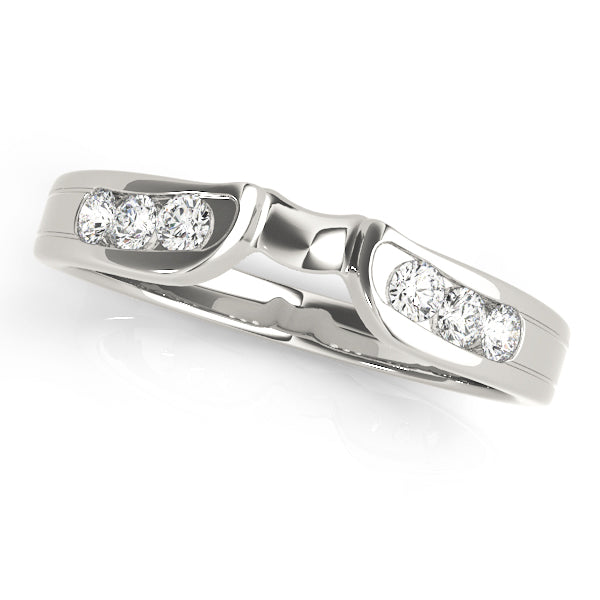 Curved Diamond Wedding Band · 0.21 ct tw