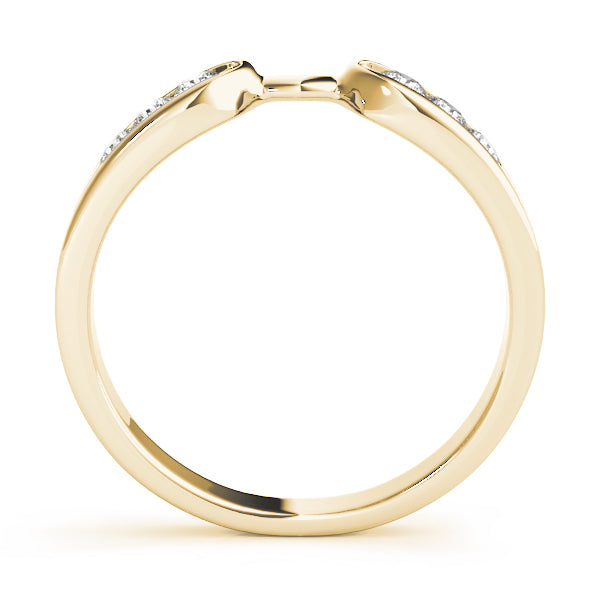 Curved Diamond Wedding Band · 0.21 ct tw