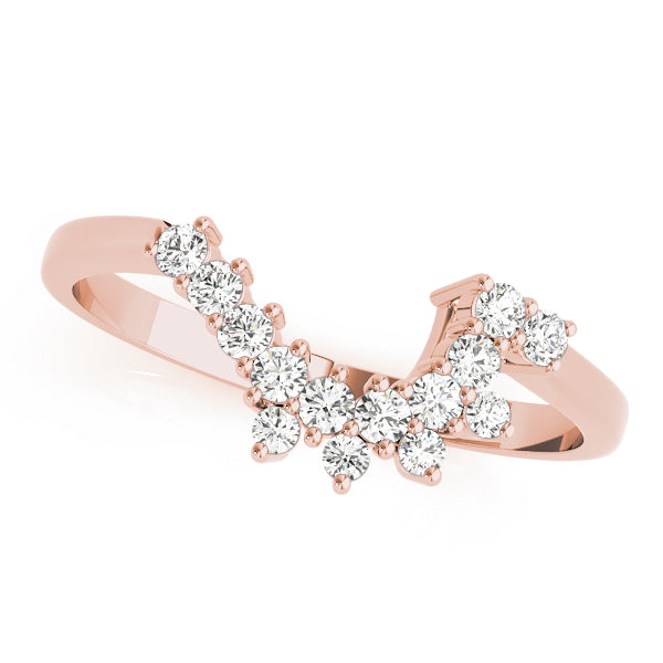 Curved Diamond Wedding Band · 0.21 ct tw
