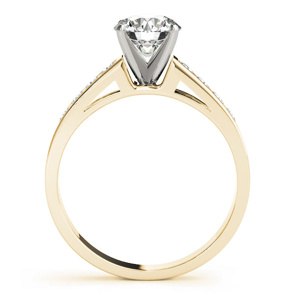 Single Row Channel Set Diamond Engagement Ring · 0.20 ct tw