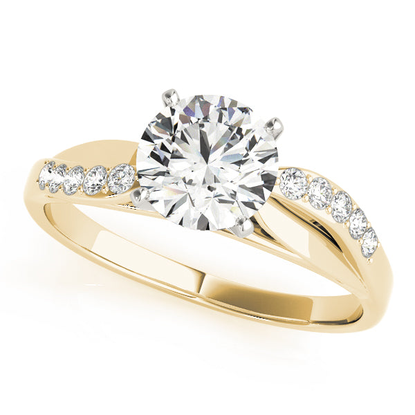 Bypass Diamond Engagement Ring · 0.10 ct tw