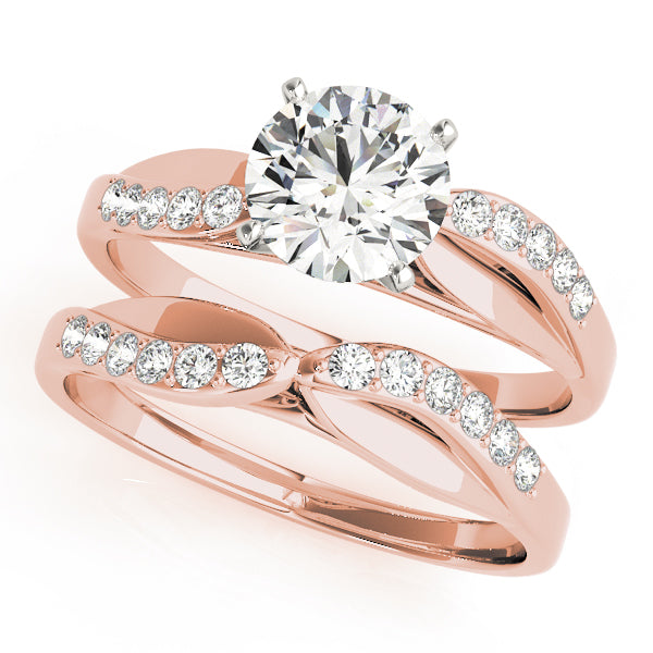 Bypass Diamond Engagement Ring · 0.10 ct tw