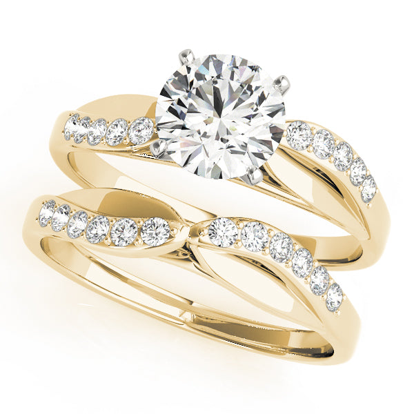 Bypass Diamond Engagement Ring · 0.10 ct tw