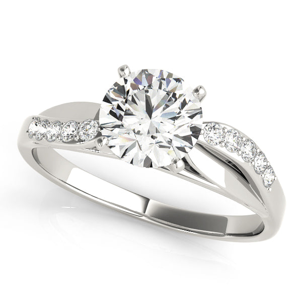 Bypass Diamond Engagement Ring · 0.10 ct tw