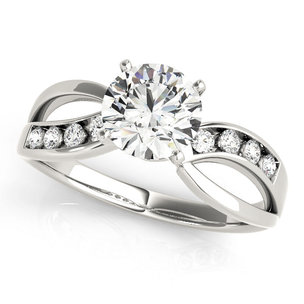 Bypass Diamond Engagement Ring · 0.12 ct tw