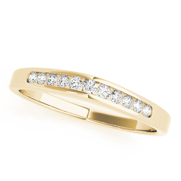Channel Set Diamond Wedding Band · 0.12 ct tw