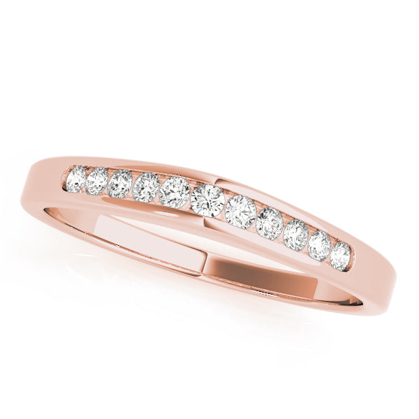 Channel Set Diamond Wedding Band · 0.12 ct tw