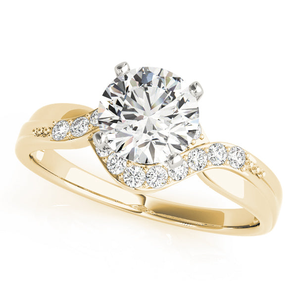 Bypass Diamond Engagement Ring · 0.16 ct tw