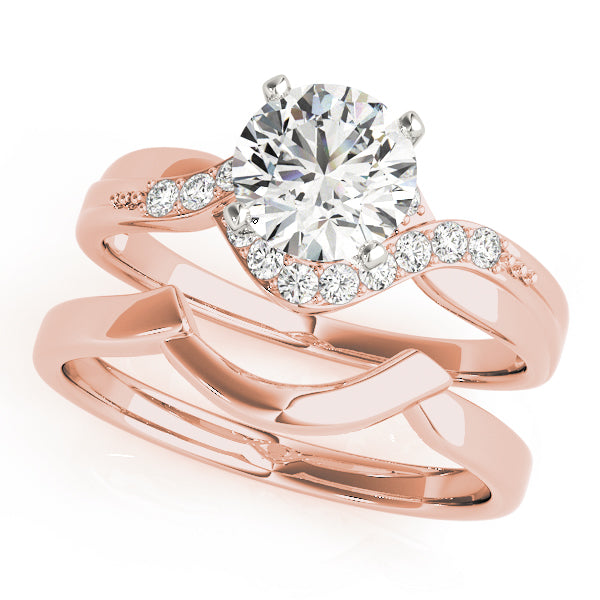 Bypass Diamond Engagement Ring · 0.16 ct tw