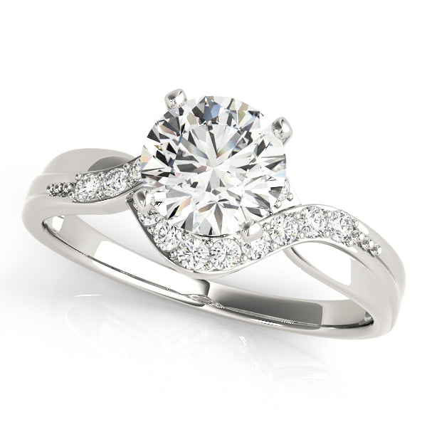 Bypass Diamond Engagement Ring · 0.16 ct tw